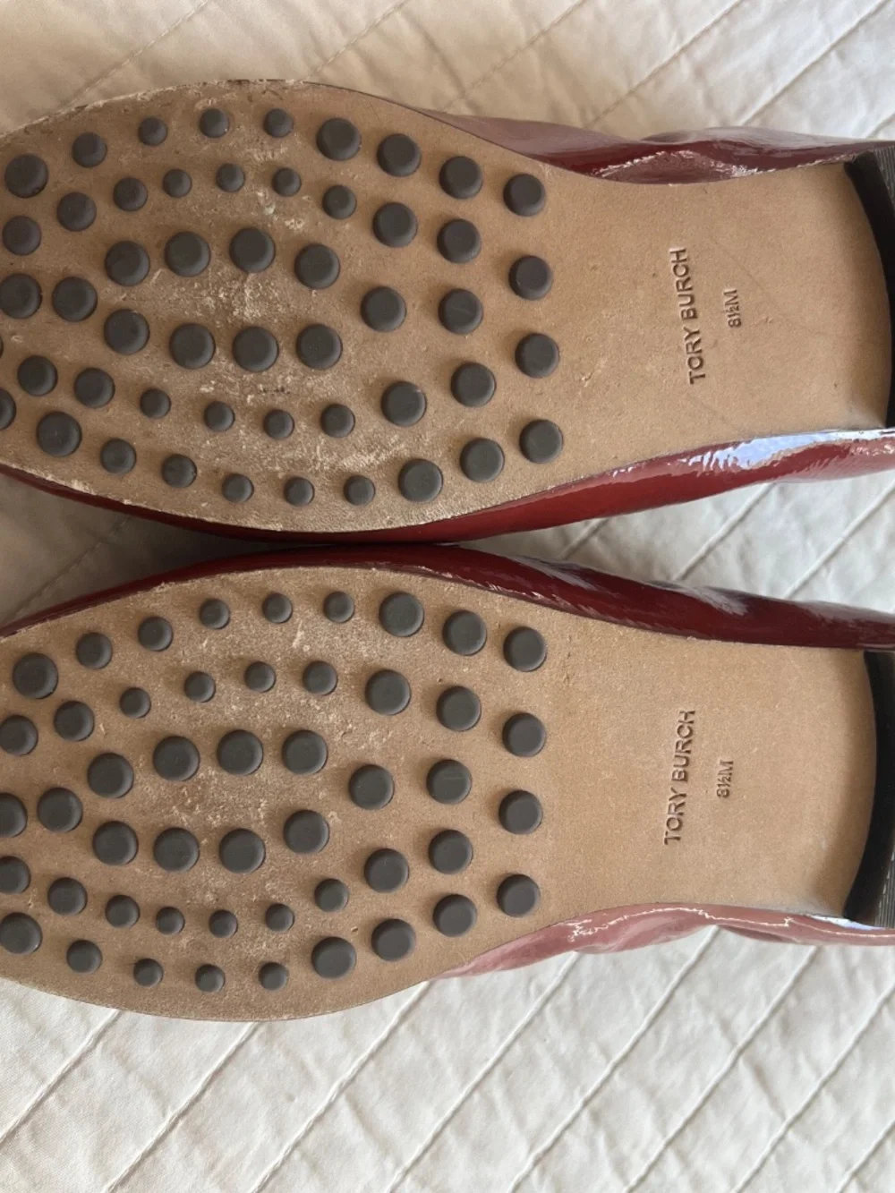 Tory Burch Ballet Loafer. Smoke Paprika. Sz. 8-1/2.